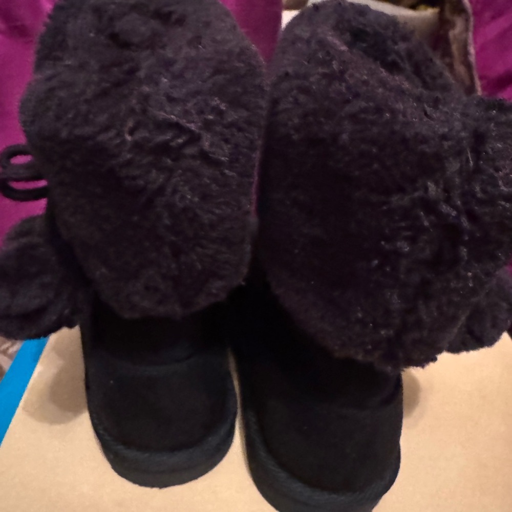 Cozy Black Fur Boots
